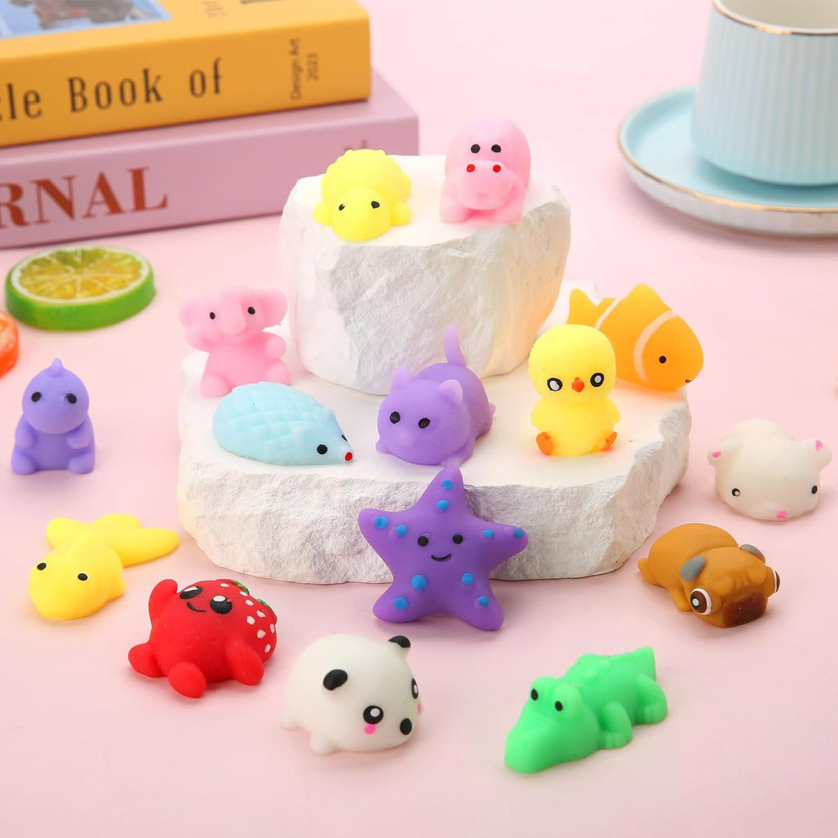 SquishyZoo โ Kawaii Animal Squishy Toy Set