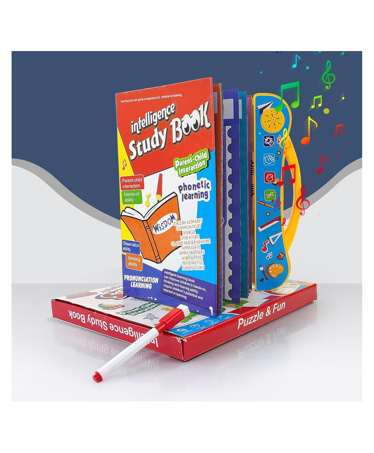 WonderLearn Interactive Sound Book ā Educational Talking Toy for Kids