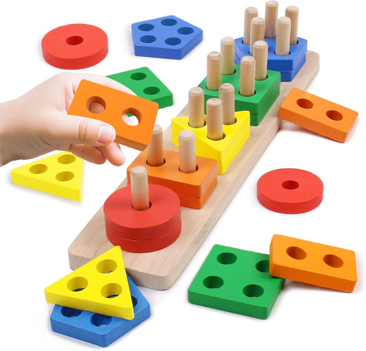 Wooden Balancing Stacking Toys
