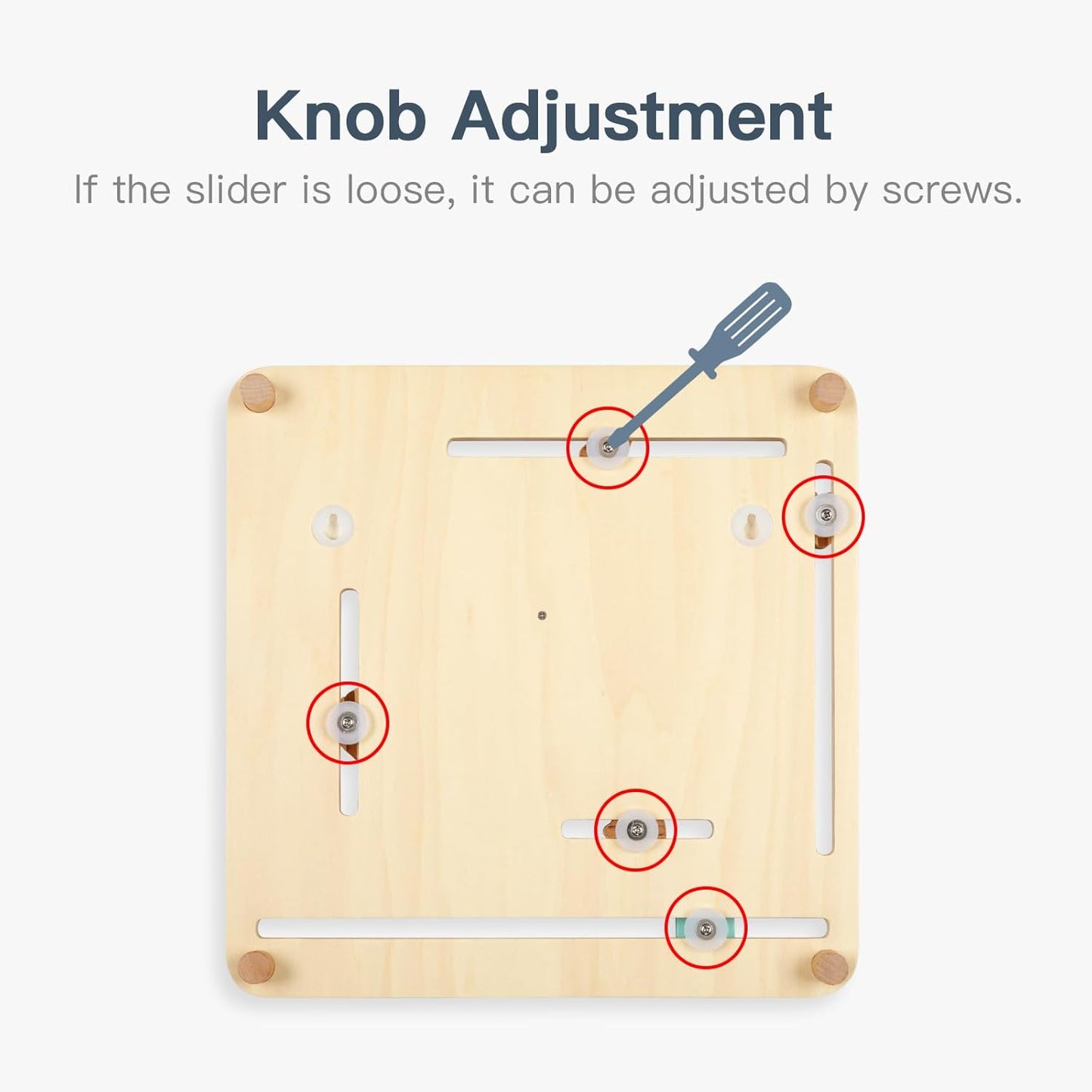 Wooden Montessori Calendar & Clock Board