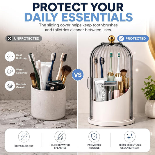 BrushNest – Toothbrush & Toothpaste Organizer