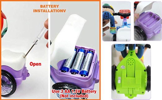 360 Degree Rotating Spot Stunt Tricycle