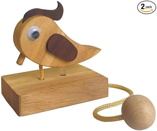 Woodpeck Charm – Handcrafted Wooden Woodpecker Door Knocker & Doorbell