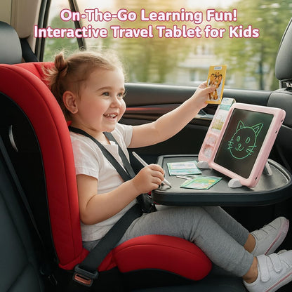 Talking Flash Cards for Toddlers 2-in-1 LCD Writing Tablet Kids