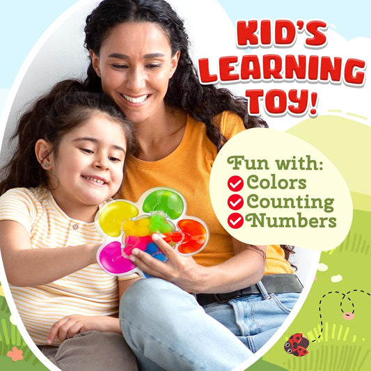 Squish & Sort Sensory Garden: Montessori Gel Color Pad