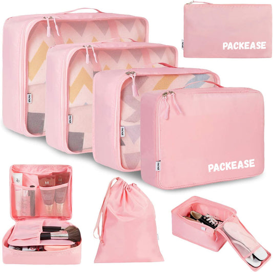 PackEase Max – 7-in-1 Travel Organizer Set for Smart, Hassle-Free Packing