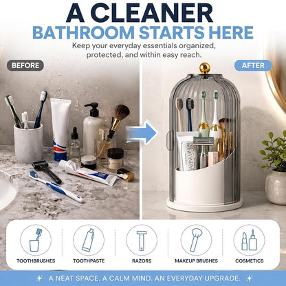 BrushNest – Toothbrush & Toothpaste Organizer