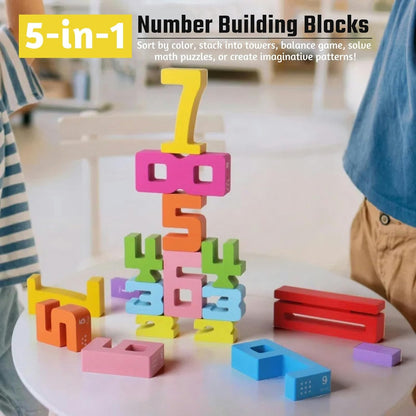 Little Genius 5-in-1 Math Learning Building Block