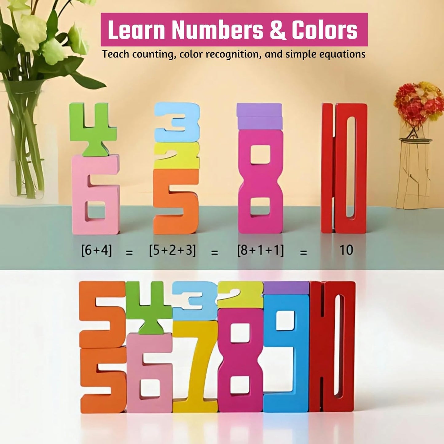 Little Genius 5-in-1 Math Learning Building Block