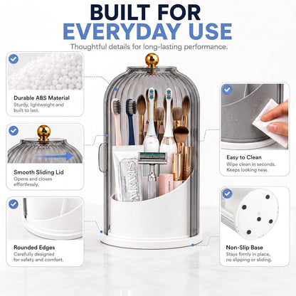 BrushNest – Toothbrush & Toothpaste Organizer