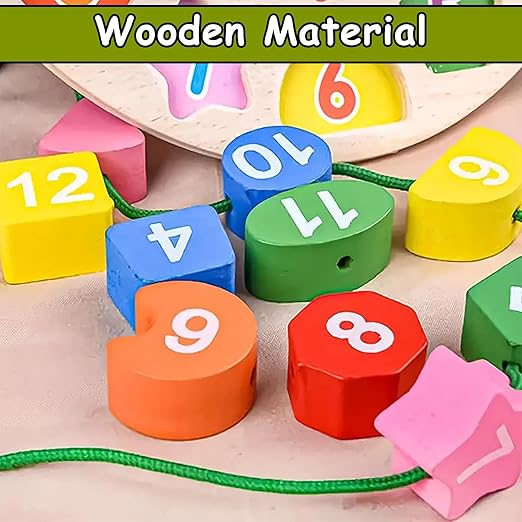 TimeTrek – Montessori Wooden Learning Clock for Kids