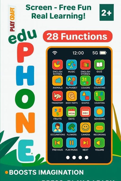 TinyTalker Smart Phone: Rechargeable Musical Learning Toy