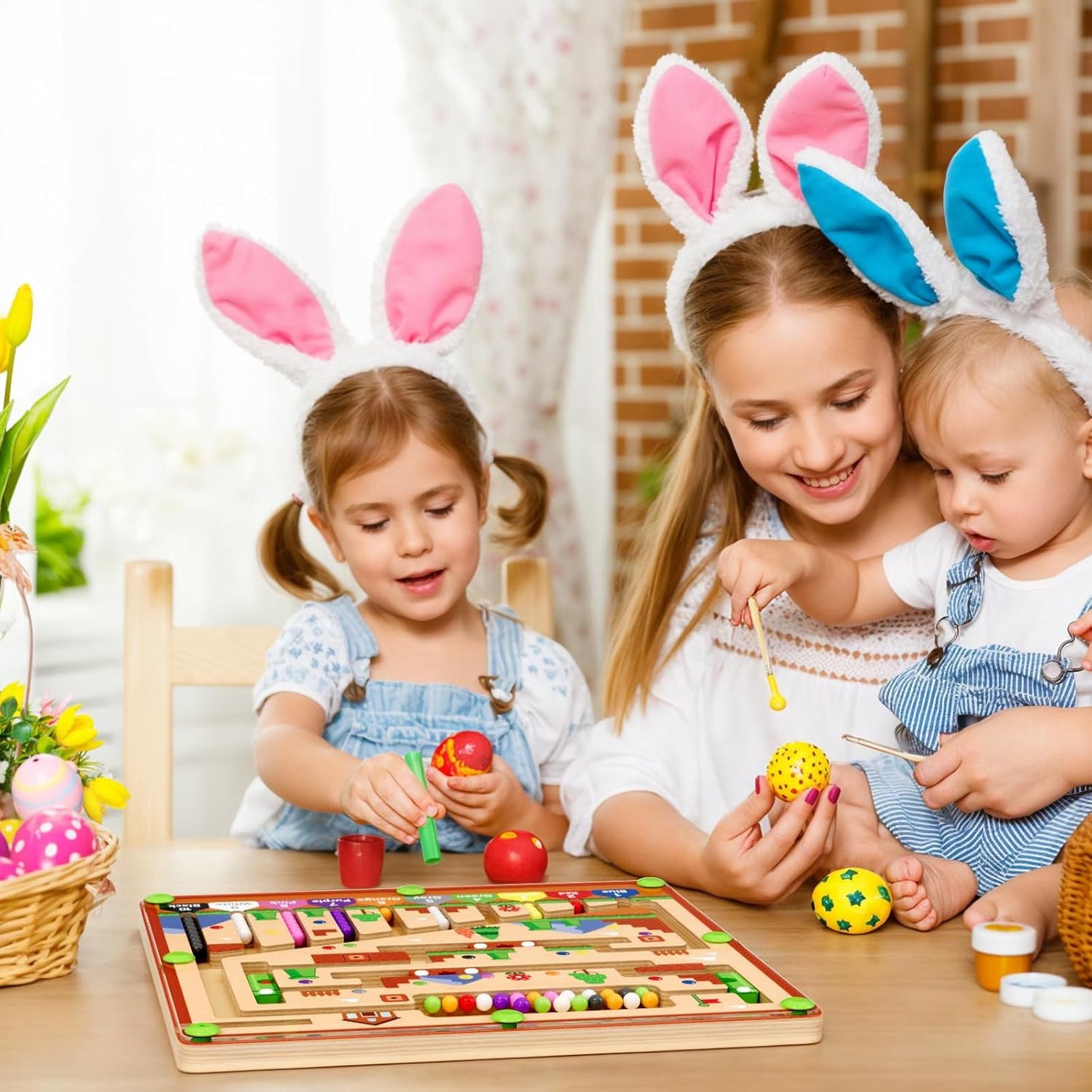 Montessori Wooden Magnetic Color and Number Toys