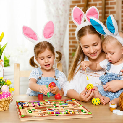 Montessori Wooden Magnetic Color and Number Toys