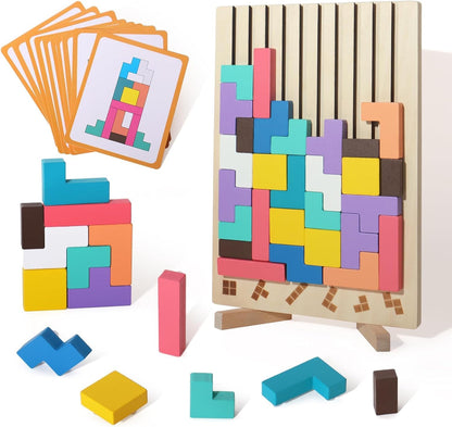 Wooden Stacking Montessori Learning Set