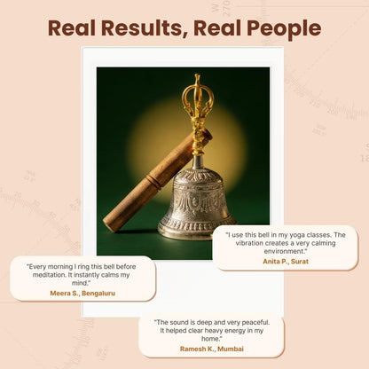 Brass Tibetan Om Bell