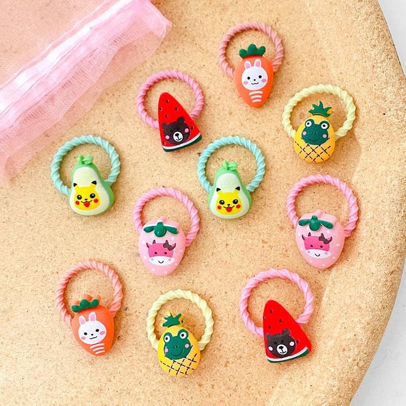 Cute Girls Hair Ties Colorful Hair Bands