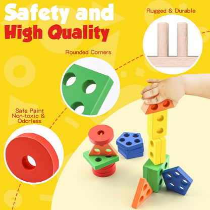 Wooden Balancing  Stacking Toys