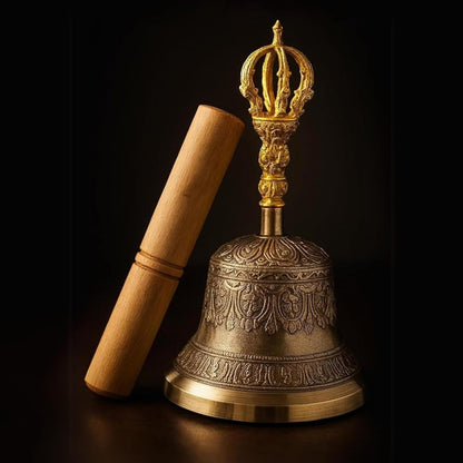Brass Tibetan Om Bell