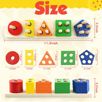 Wooden Balancing  Stacking Toys
