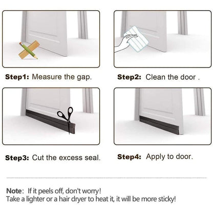 SilentSeal – Premium Silicone Door Bottom Blocker