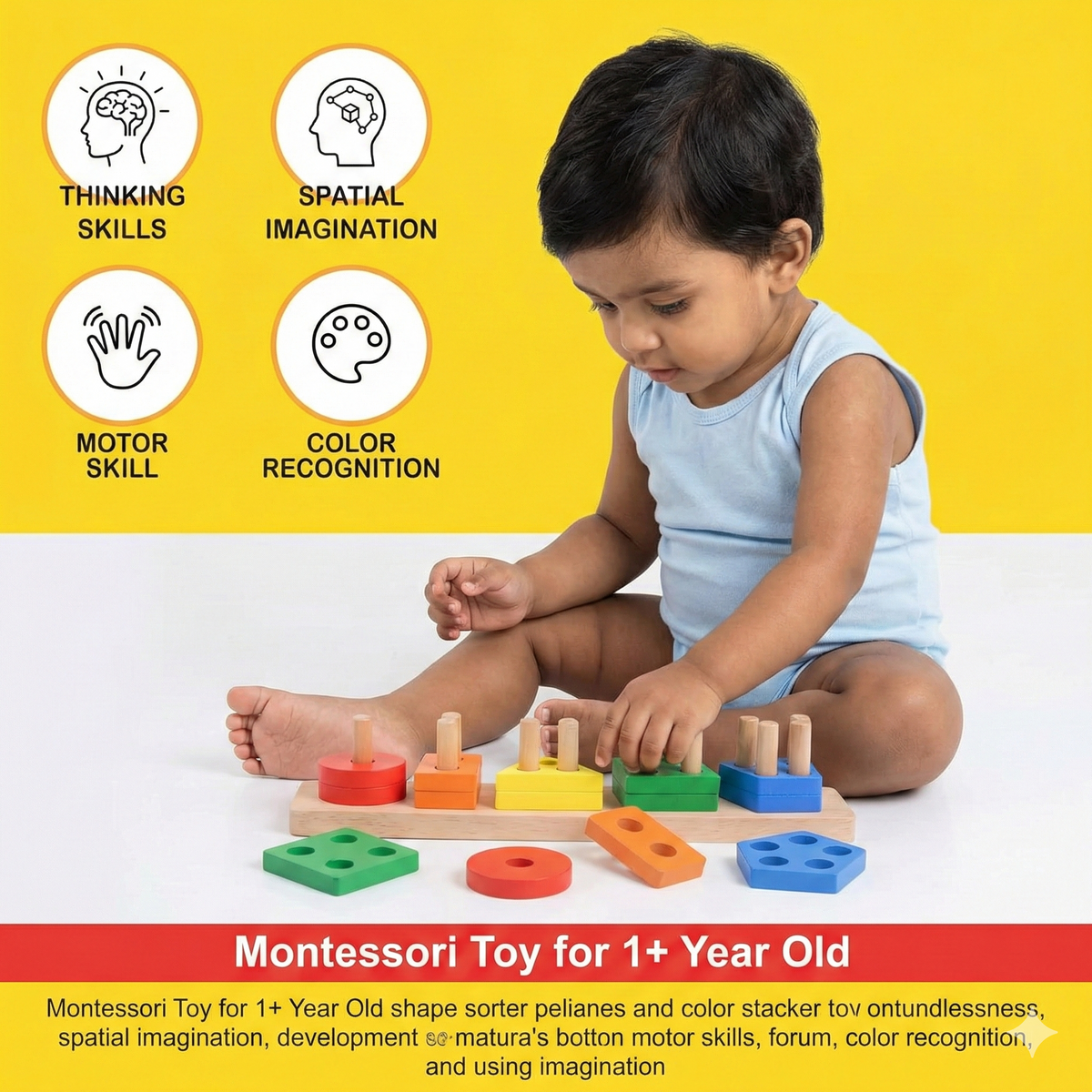 Wooden Balancing  Stacking Toys