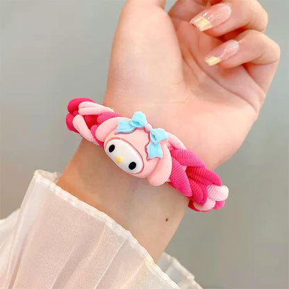 Cute Girls Hair Ties Colorful Hair Bands