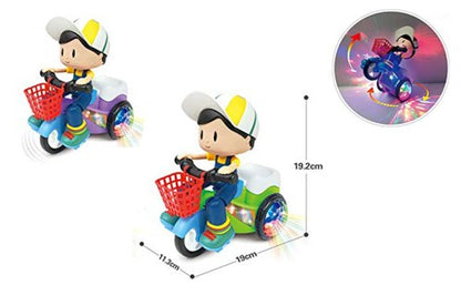 360 Degree Rotating Spot Stunt Tricycle